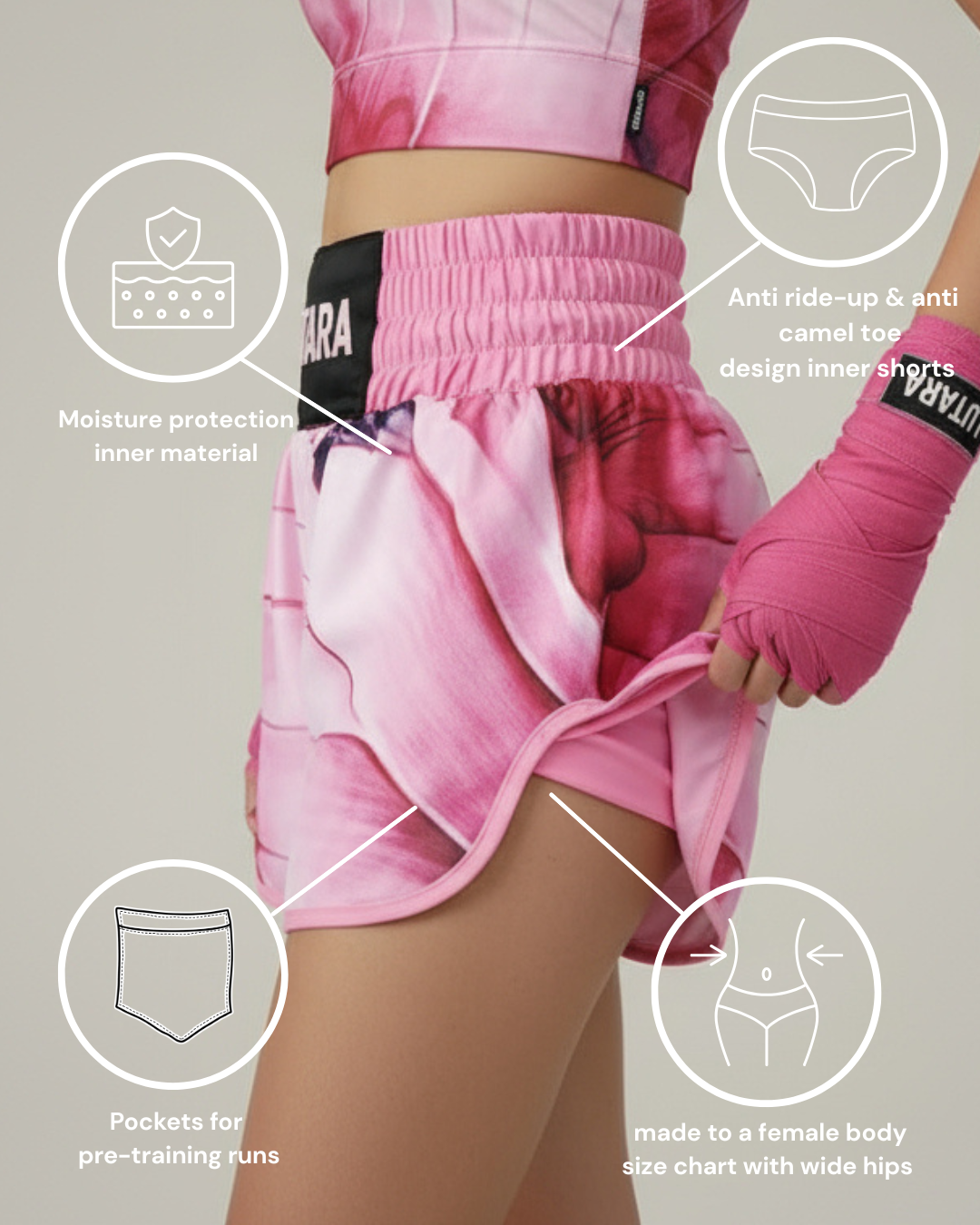 Bloom - combat shorts
